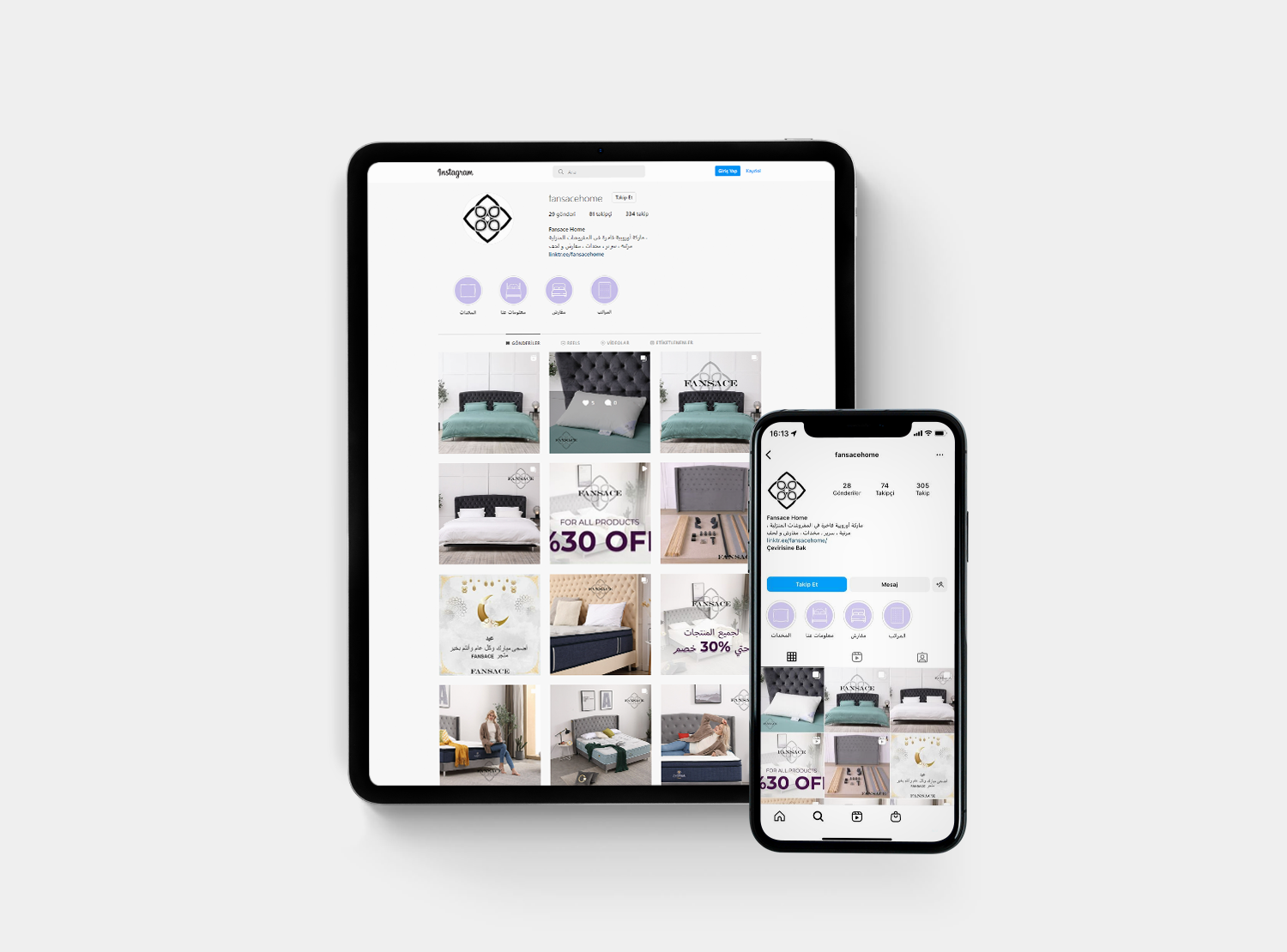 Fansace Home – Sosyal Medya Yönetimi